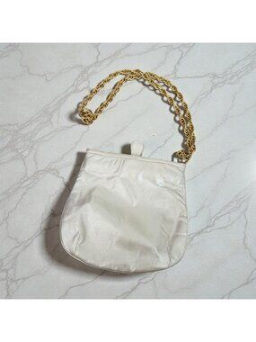 MARCO BROTHERS Vintage Ivory Gold Cocktail Shoulder Bag